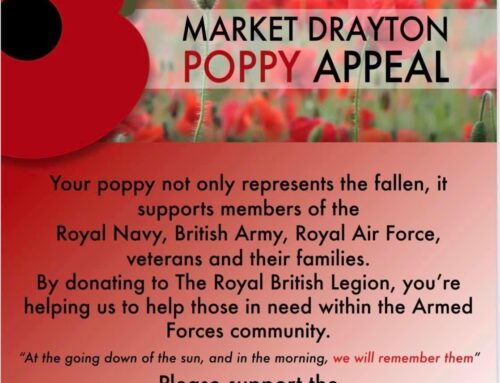 Market Drayton Remembrance Sunday & Poppy Appeal 2024