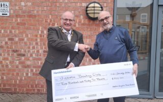 Market Drayton Bowling Club Cheque