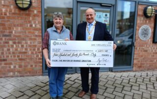 Foodbank Cheque Presentation