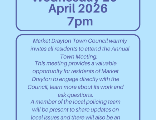 Annual Town Meeting Wednesday 29th April 2026
