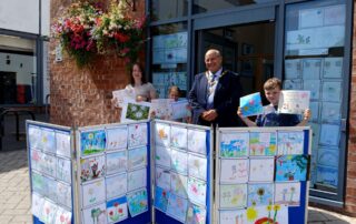 Winners of the In Bloom Children's Drawing Competition