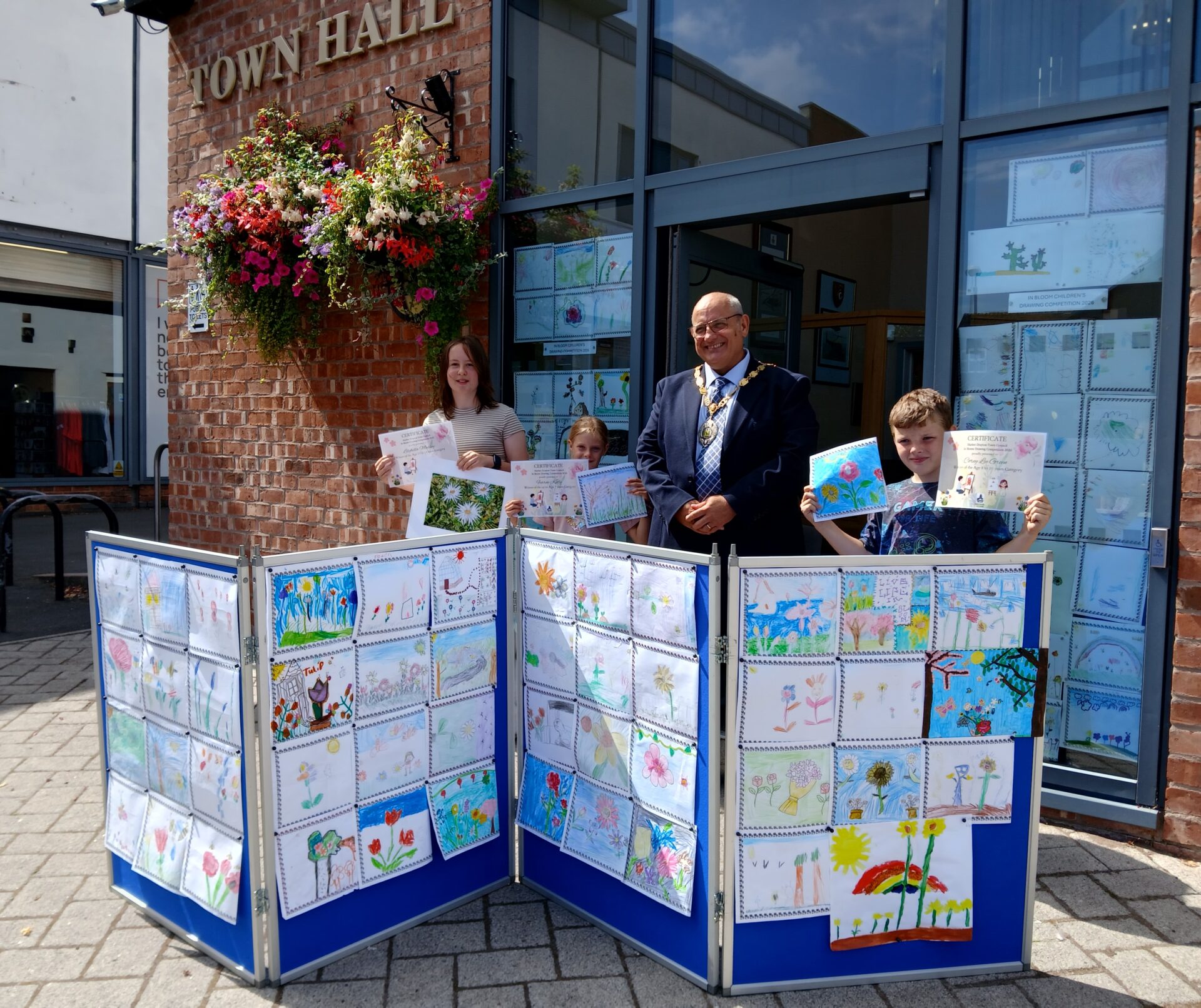Winners of the In Bloom Children's Drawing Competition