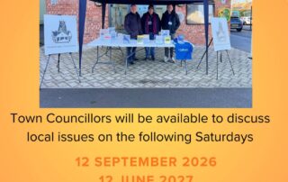 Saturday Councillor Stalls