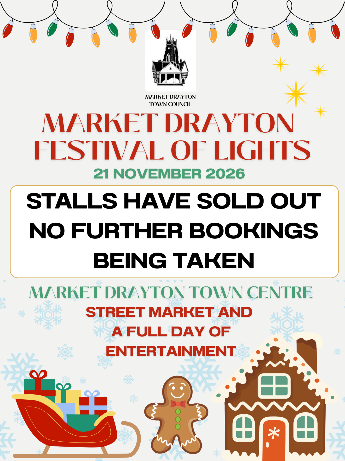 Stalls Sold Out